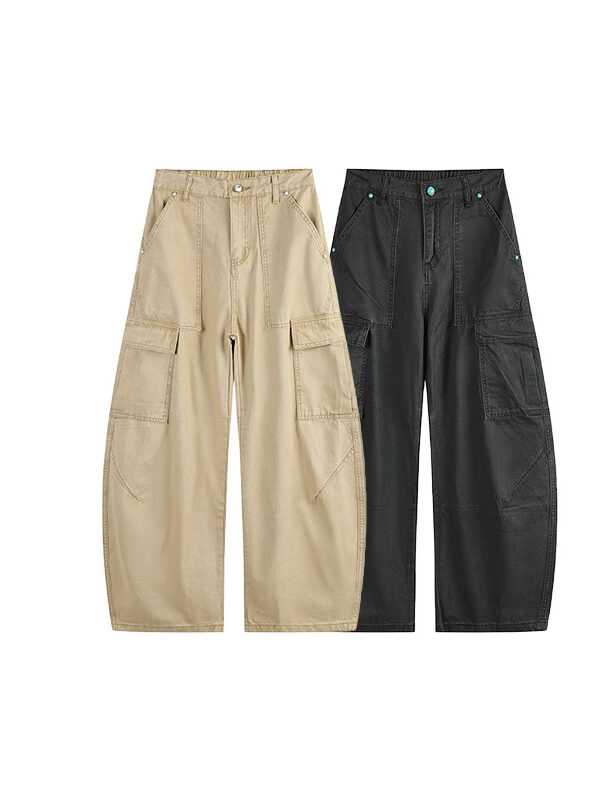 Side pocket straight leg work pants
